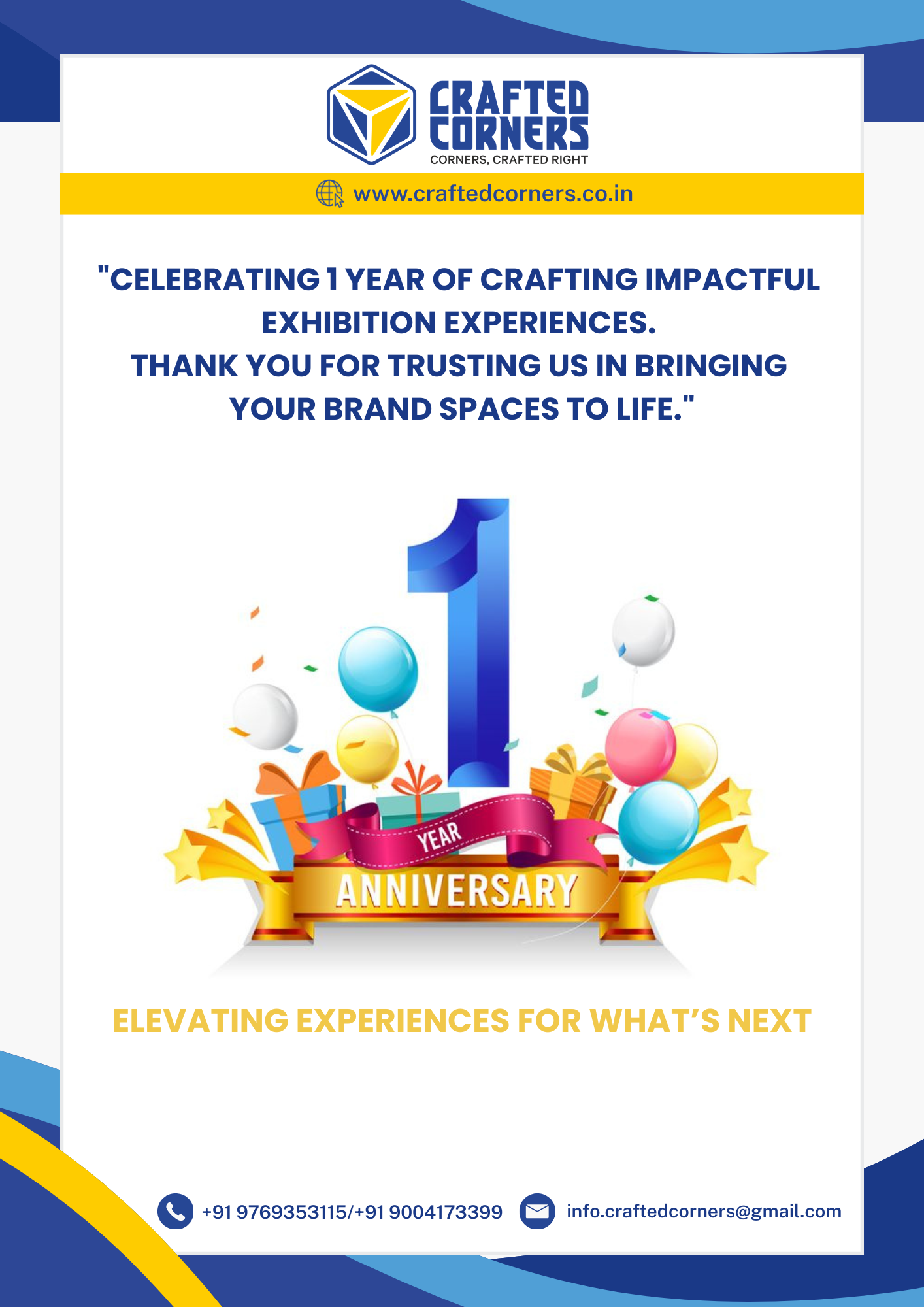 1 Year Anniversary